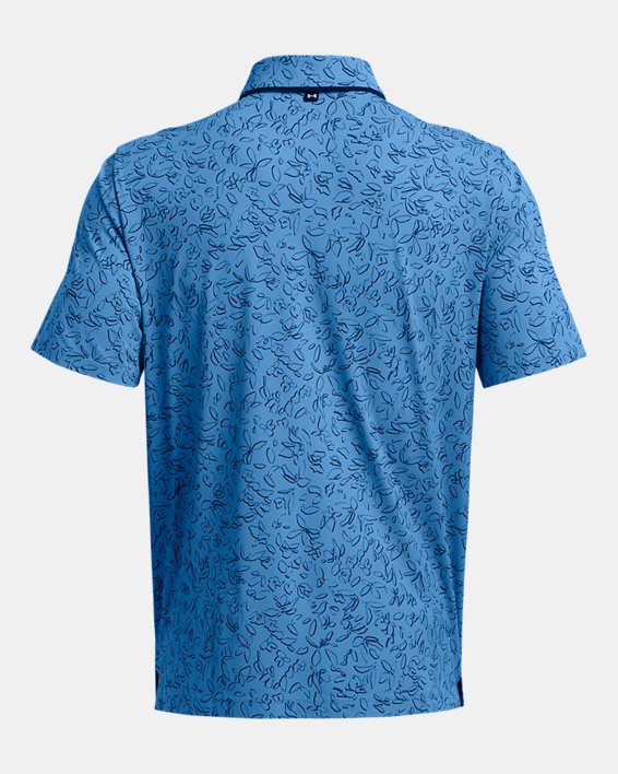 Polo UA Iso-Chill Verge pour homme, Blue, pdpMainDesktop image number 4